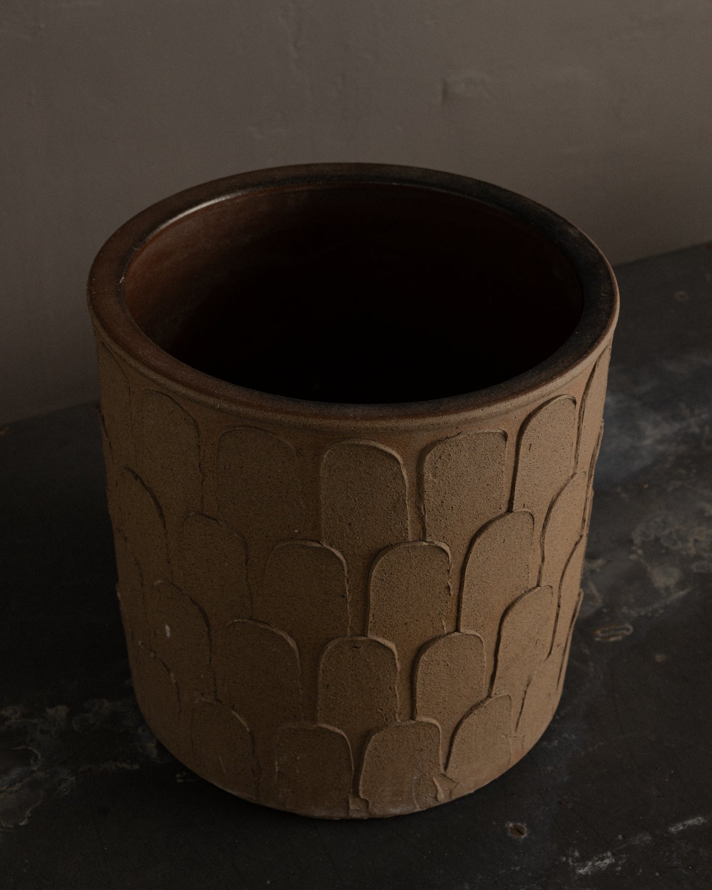 Leaf Motif Planter by David Cressey