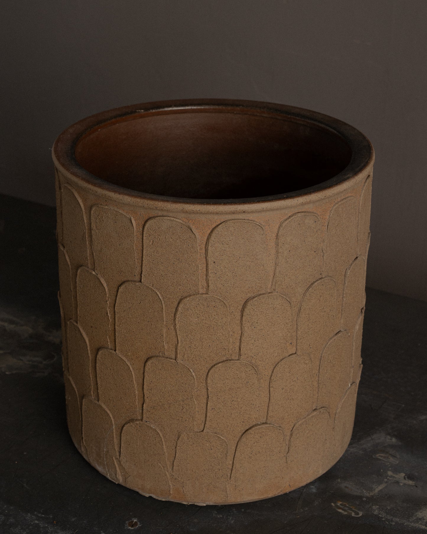 Leaf Motif Planter by David Cressey