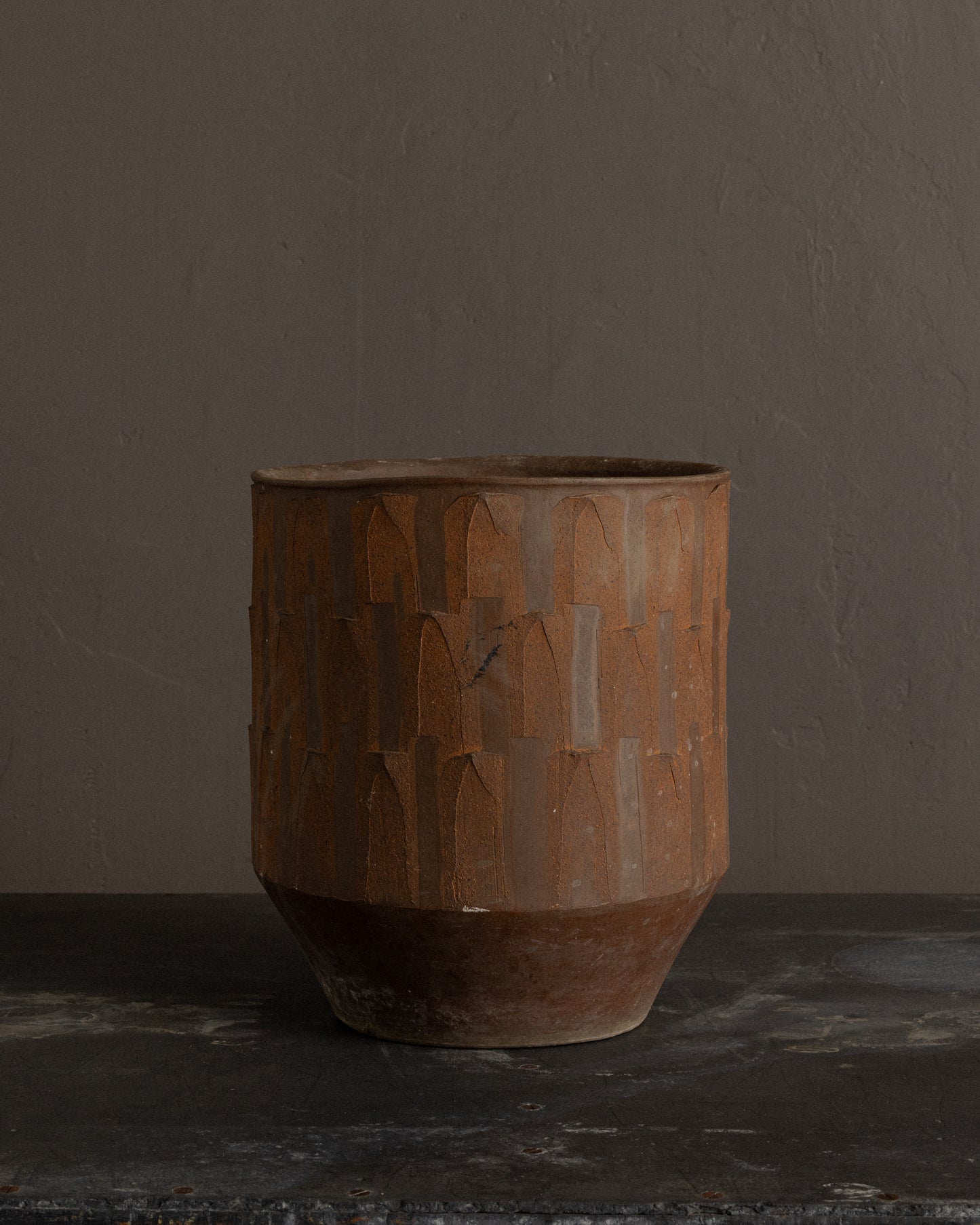 Architectural Pottery — Ribbed Motif Planter
