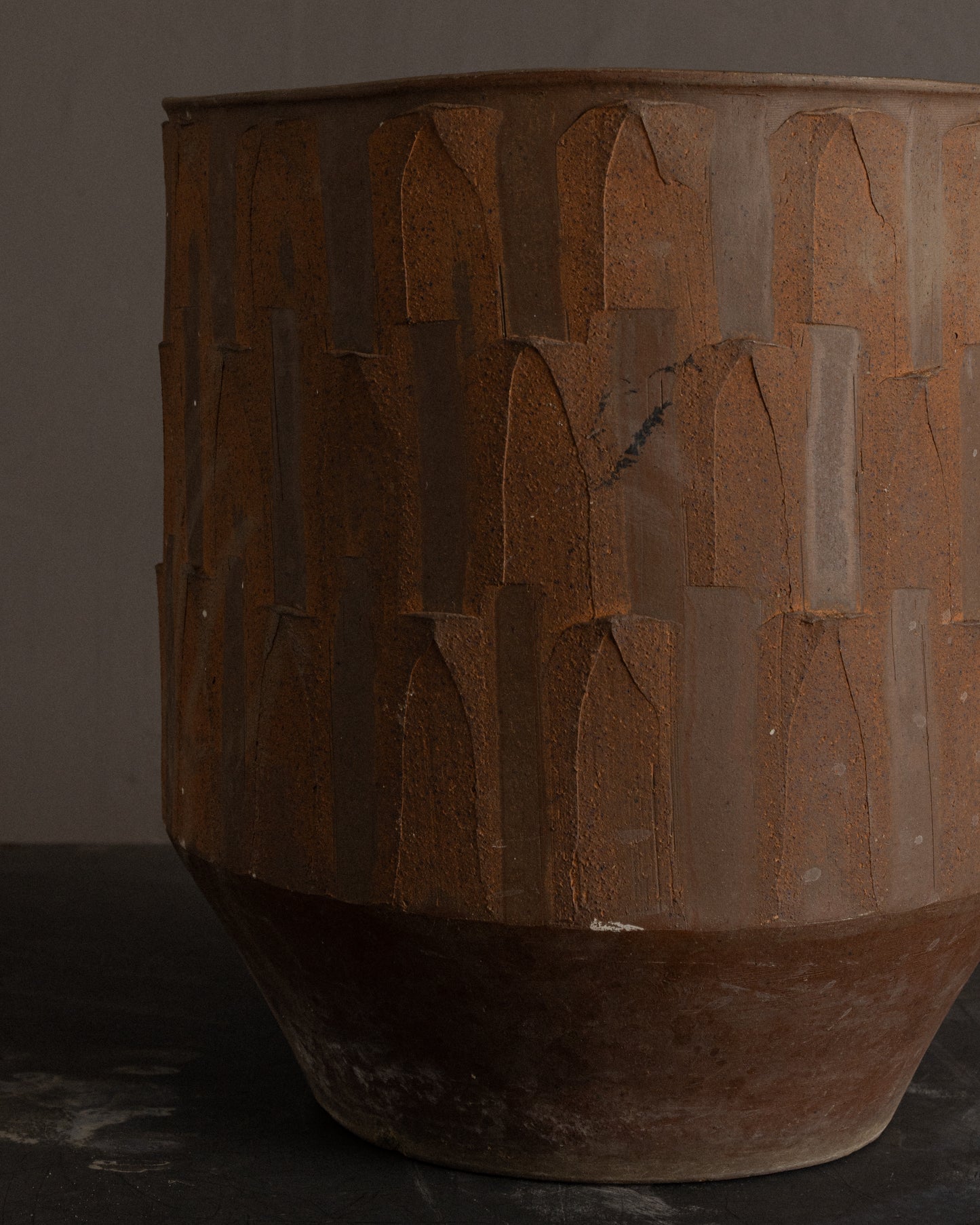 Architectural Pottery — Ribbed Motif Planter