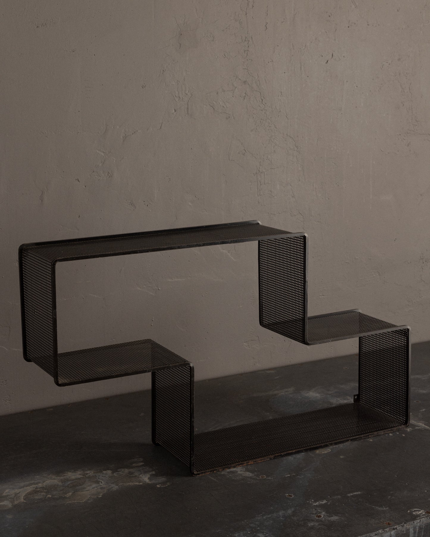 Mathieu Matégot — Modular Metal Mesh Shelving