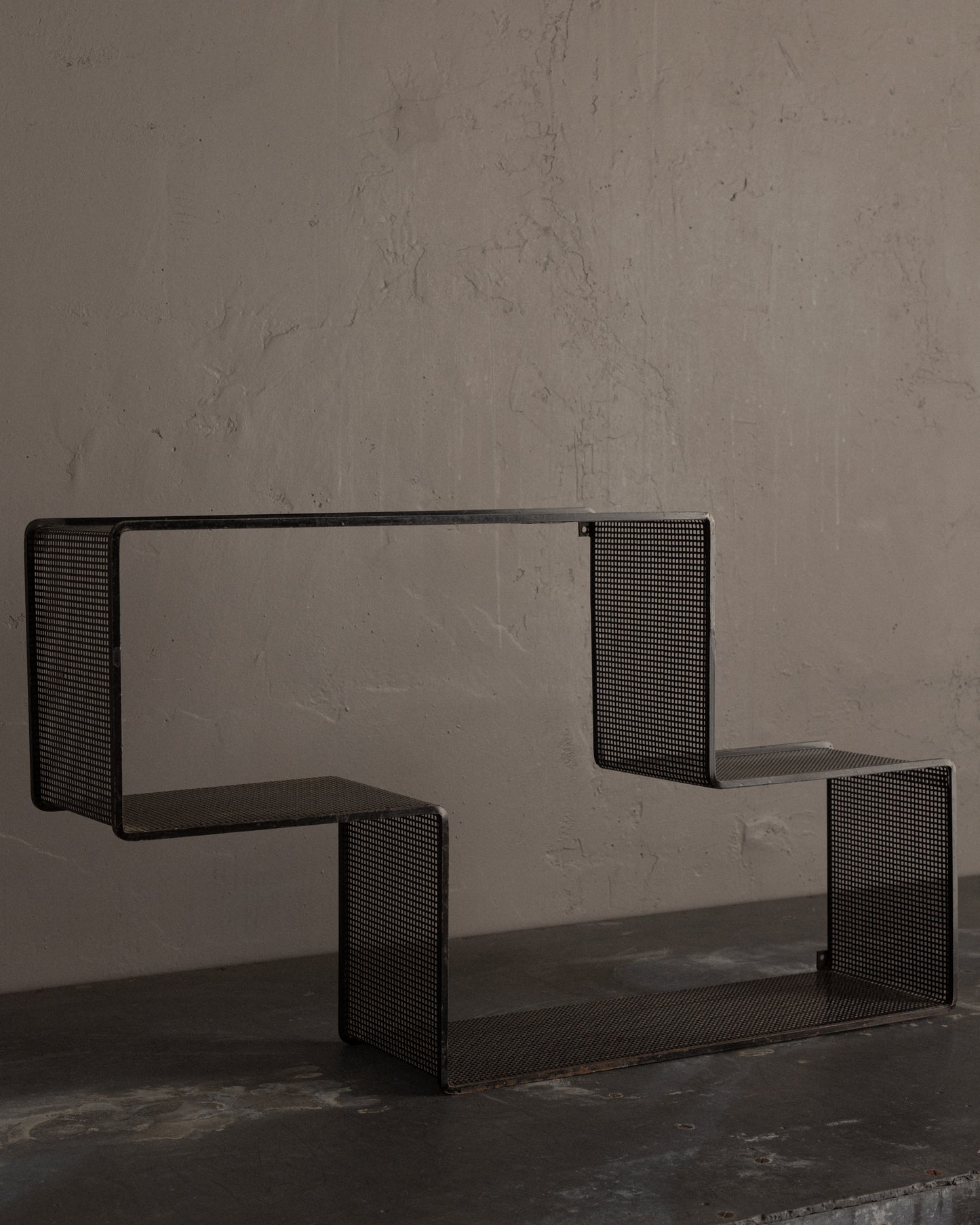 Mathieu Matégot — Modular Metal Mesh Shelving