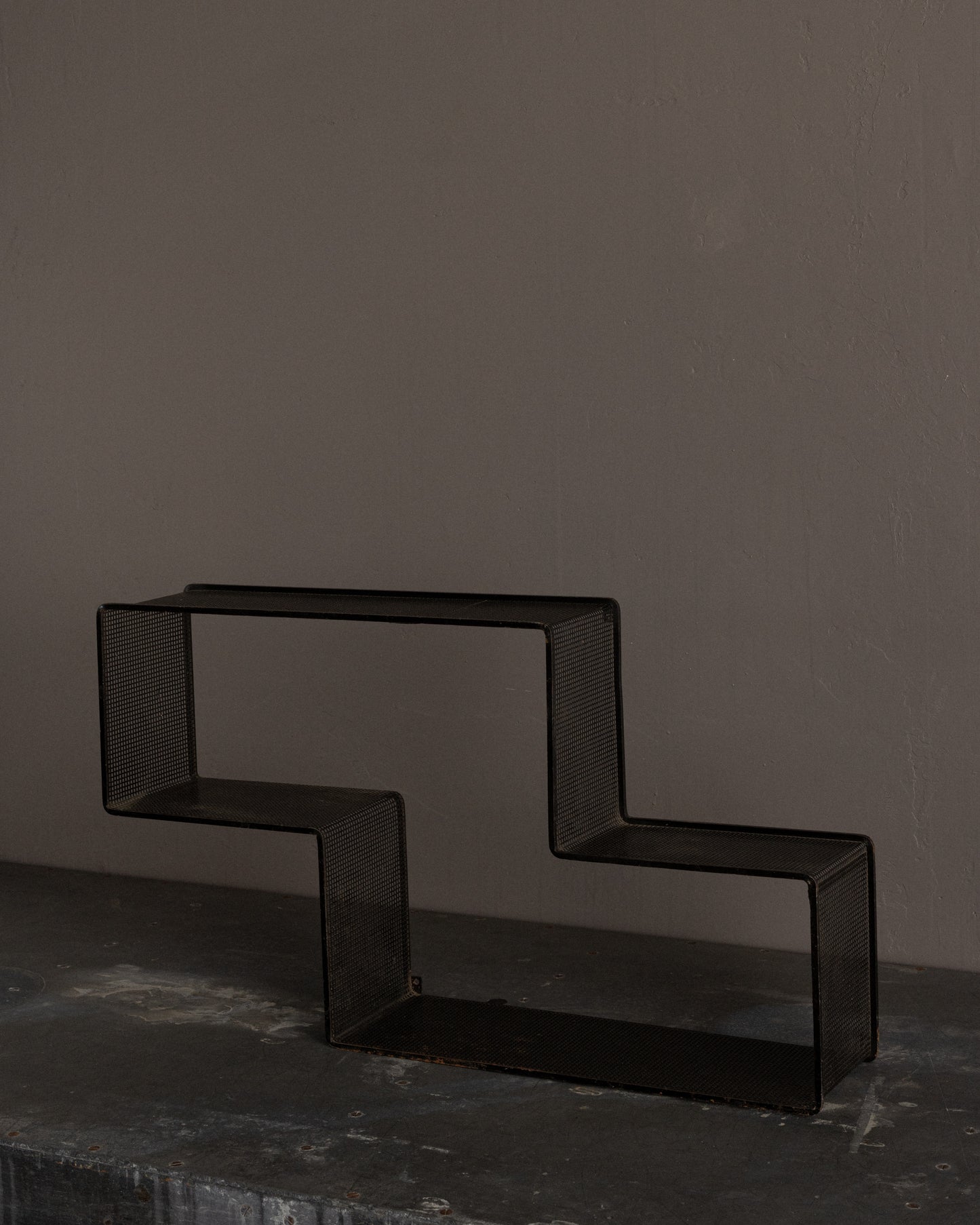 Mathieu Matégot — Modular Metal Mesh Shelving