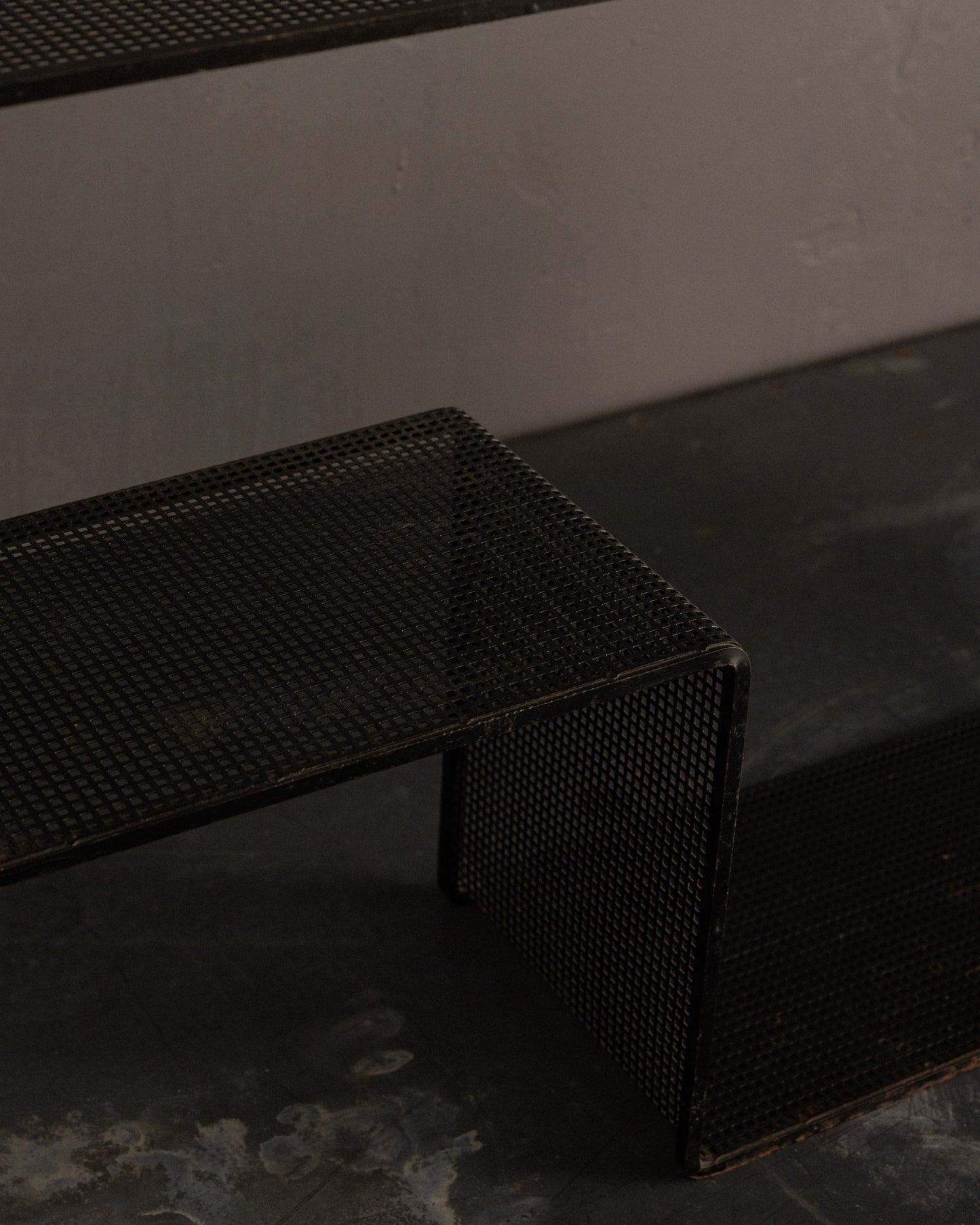 Mathieu Matégot — Modular Metal Mesh Shelving