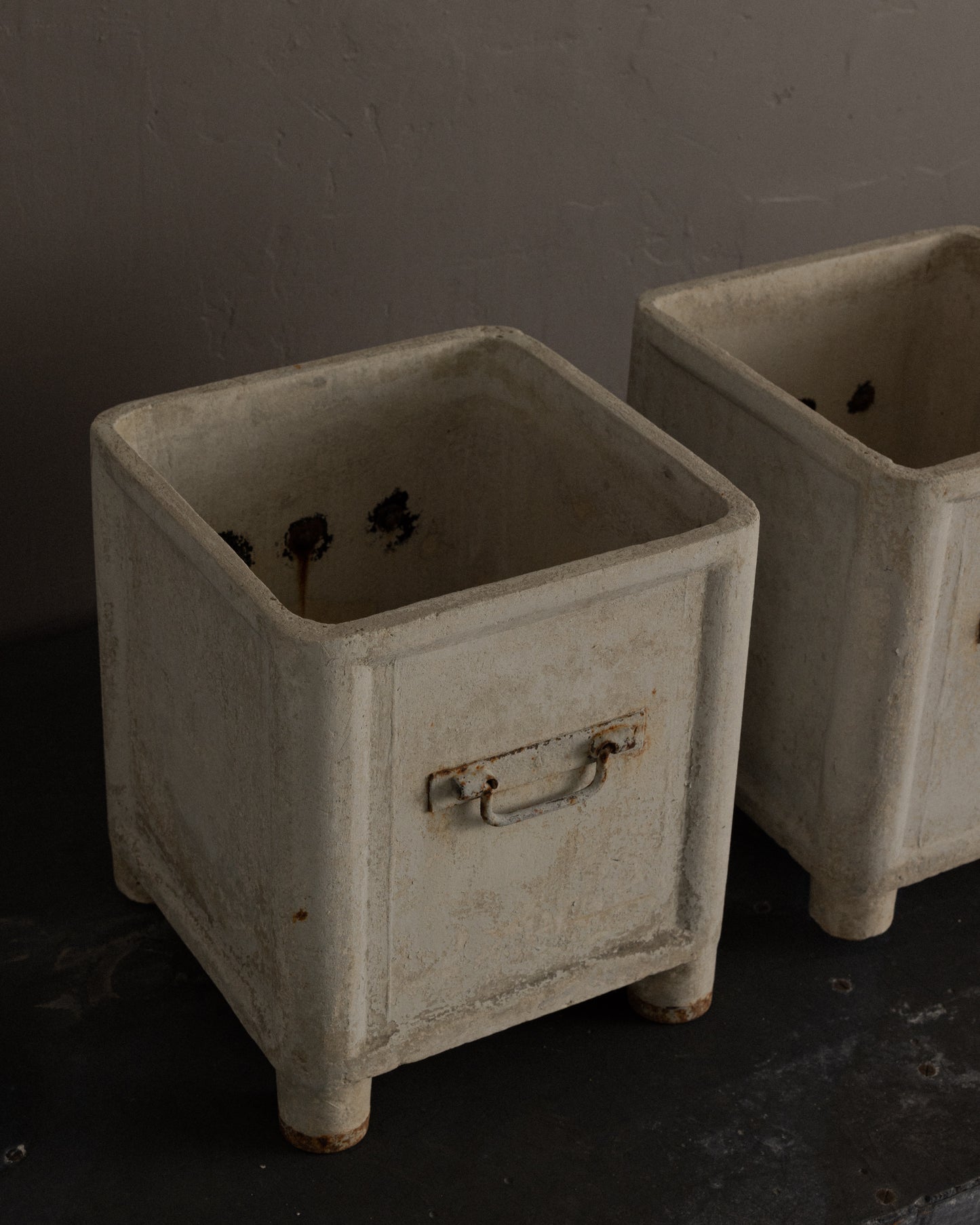 Willy Guhl — Square Planter with Handles